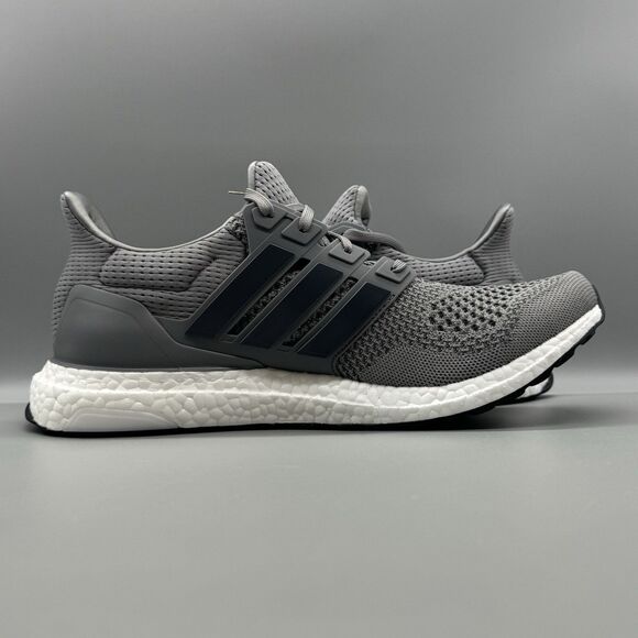 Adidas Ultraboost 1.0 Wolf Grey White Running Shoes Men\' Size 8 HQ4200 NEW